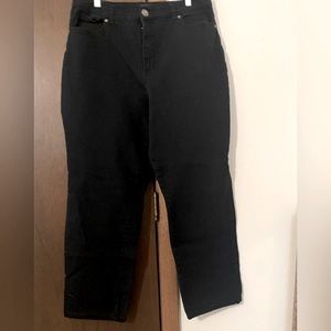 Basic editions black womens jeans